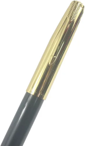 Vista 4 de Pluma estilográfica clásica Hero 616, 3 unidades, en 3 colores, ribete dorado