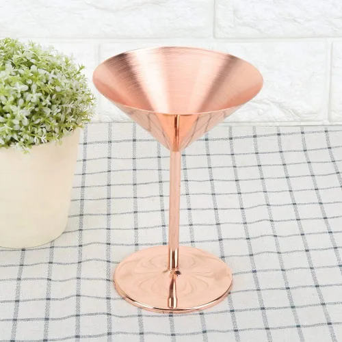 Vista 6 de Vasos de Martini de acero inoxidable, 7 onzas, juego de 2, vasos de Martini irrompibles, vasos de Martini de metal para exteriores, copas de cóctel