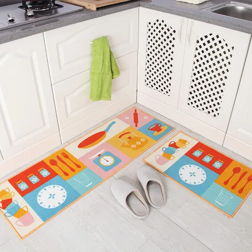 Vista 3 de Tapete de cocina, 1 unidad, tapete acolchado antifatiga, antideslizante, impermeable, para cocina, oficina, fregadero, 20 x 59 pulgadas