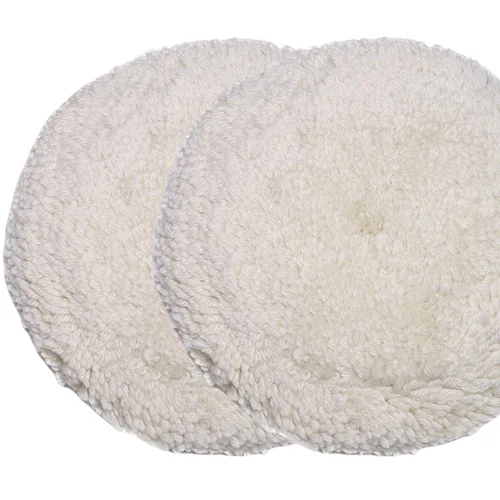 Vista 11 de Gracefur Paquete de 10 almohadillas de pulido de lana de cordero de 3 pulgadas para taladro – Almohadilla de pulido de piel de oveja con gancho