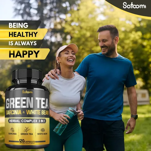 Vista 7 de Píldora de extracto de té verde EGCG 16000 mg por porción con 12000 mg de té verde, 2000 mg de Garcinia Cambogia y 2000 mg de frijol blanco - Apoya