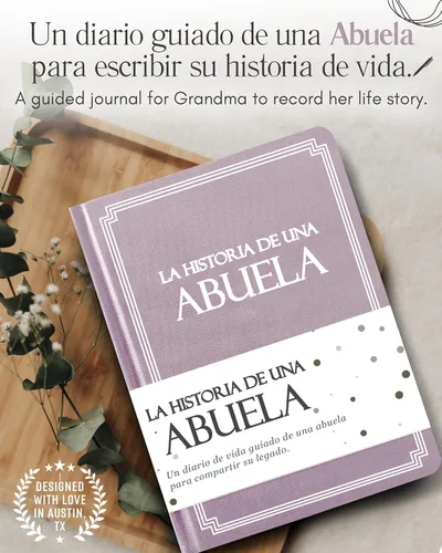 Vista 3 de Abuela, comparte tu historia conmigo (Tapa dura): 250+ Preguntas, Libro de recuerdos y memorias, Regalo para abuela de nietos, Día de la Madre