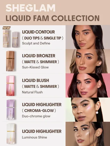 Vista 9 de SHEGLAM Dúo de Contorno Líquido Precision Sculpt-Stone