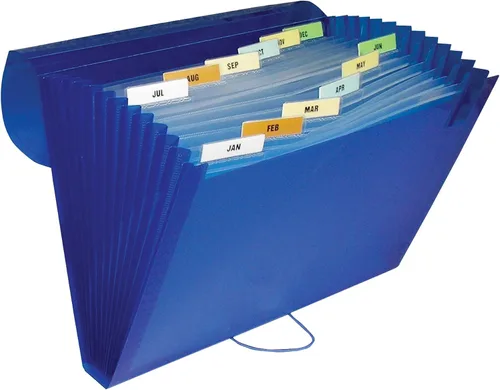 Vista 2 de C-Line Archivo expandible de 7 bolsillos, incluye pestañas, tamaño carta, 1 archivo expansible, el color puede variar (58300)