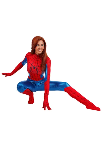 Vista 2 de Disfraz de Zentai de Mujer Spider-Man Multicolor