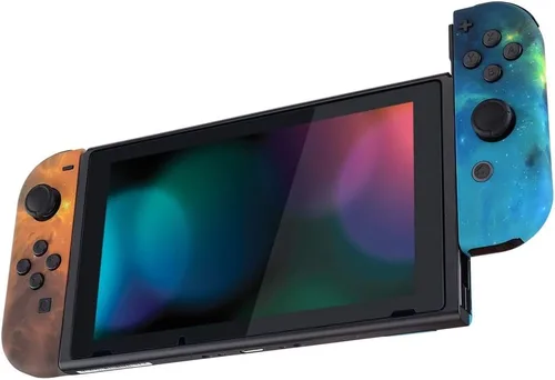 Vista 4 de eXtremeRate - Carcasa de control portátil Joy-Con con set de botones completo repuesto de carcasa hazlo tú mismo para control de Nintendo Switch