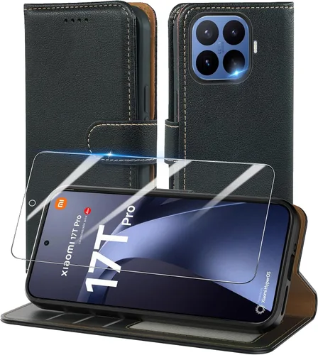 Vista 28 de Funda tipo cartera para Motorola Moto G Power 2026/2025, con bloqueo RFID, de piel sintética, para Moto G Power 2026, cierre magnético, tarjetero