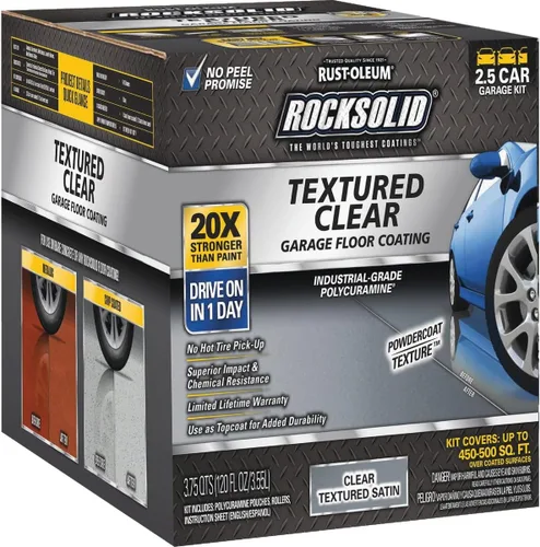 Vista 3 de Rust-Oleum RockSolid - Revestimiento transparente texturizado para suelos