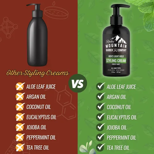 Vista 3 de Crema de peinado para hombre – Peina tu cabello en cuestión de segundos – Producto de peinado rápido con un ligero agarre reutilizable y bajo brillo