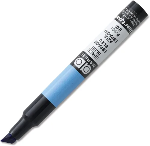 Vista 5 de El marcador original Chartpak AD, Tri-Nib, azul escarcha, 1 cada uno (P112)