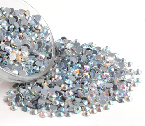 Vista 117 de 6000 PIEZAS Diamantes de Imitación Hotfix a Granel, Diamantes Naranja para Manualidades y Ropa, Diamantes de Imitación para Decoración DIY, SS10