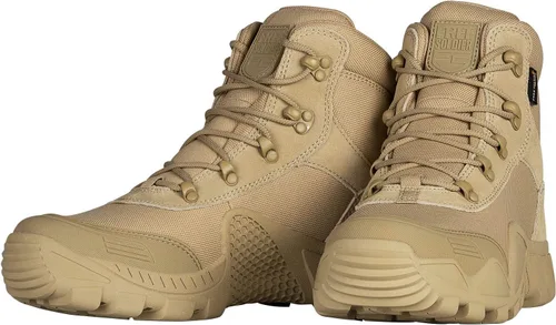 Vista 9 de FREE SOLDIER Men's Waterproof Hiking Boots Military Tactical Boots for Men Outdoor Lightweight Work Boots