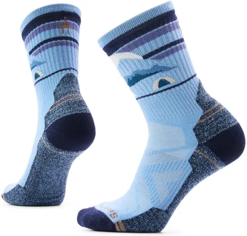 Vista 6 de Smartwool Calcetines de montaña de media caña para mujer con amortiguación ligera Ceniza