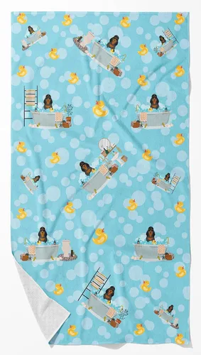 Vista 108 de Caroline's Treasures WDK5738BTLG Airedale - Toalla de baño grande para bañera