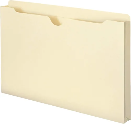 Vista 9 de Smead Chaqueta de archivo, pestaña de corte recto reforzado, expansión de 1", tamaño legal, Manila, 50 por caja (76520)
