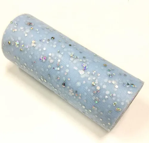 Vista 48 de Rollo de tul con lentejuelas con purpurina, decoración de boda, suministros de organza para fiestas de cumpleaños, carrete de tela, vestido tutú