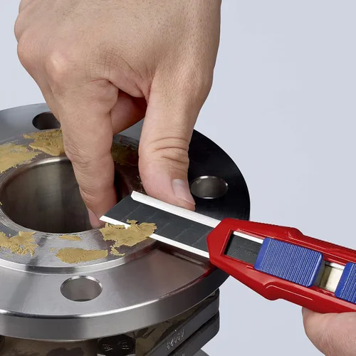 Vista 14 de KNIPEX Tools CutiX Cuchillo universal a presión, 6-1/2 pulgadas, rojo/azul