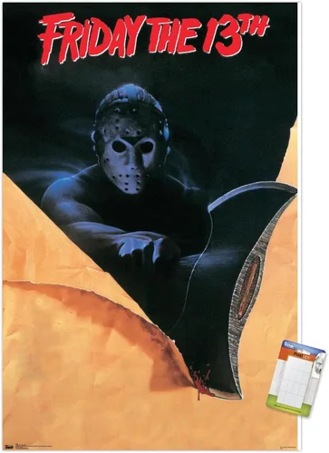 Vista 9 de Trends International Friday The 13th - Póster de pared de una hoja, 22.375 x 34 pulgadas, versión premium sin marco