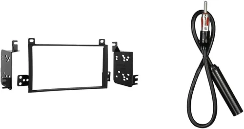 Vista 2 de Metra Electronics 95-5810 Kit de tablero de instalación doble DIN para automóviles Lincoln Town 2003-2007 (negro) Aftermarket radio install panel