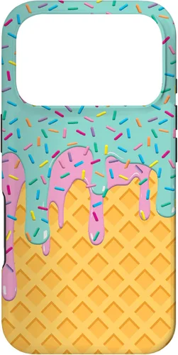 Vista 30 de Ice Cream Cone with Sprinkles Case for iPhone 17