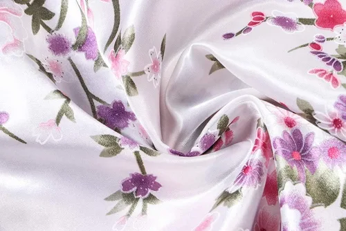 Vista 5 de Bata de baño corta de satén floral para mujer, para novia, damas de honor, ropa de dormir