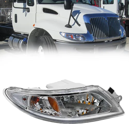 Vista 7 de aostirmotor Conjunto de faros delanteros para International 4300 (2002-2018), (lado del conductor)