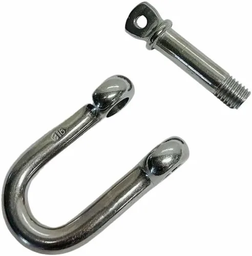 Vista 8 de 10 pieza 5/32" Cadena D Grillete de acero inoxidable con tornillo Pin 150 Lb