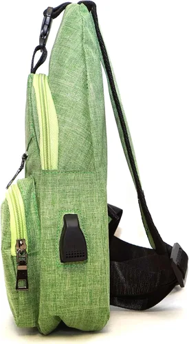 Vista 93 de Nupouch Mochila cruzada antirrobo, carga USB, mochila ligera para viajes, senderismo, todos los días