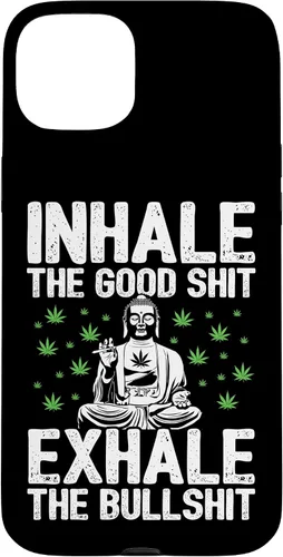 Vista 9 de Inhale Good Shit Exhale Bullshit - Weed Cannabis - 420 Case for iPhone 17