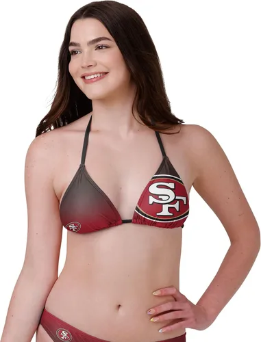 Vista 338 de FOCO Women's NFL Team Logo Ladies Bathing Swim Wear Suit