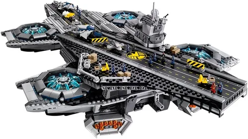 Vista 3 de Helitransportador de S.H.I.E.L.D. LEGO Marvel Super Heroes 76042