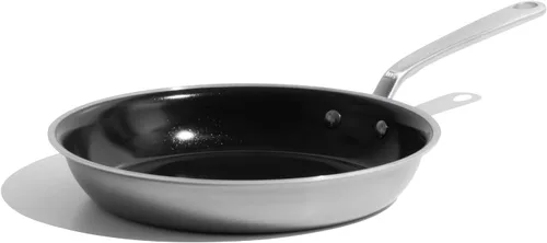 Vista 15 de Made In Utensilios de cocina CeramiClad 2.0 - Sartén antiadherente de 10 pulgadas (mango inoxidable), revestimiento de acero inoxidable de 5 capas