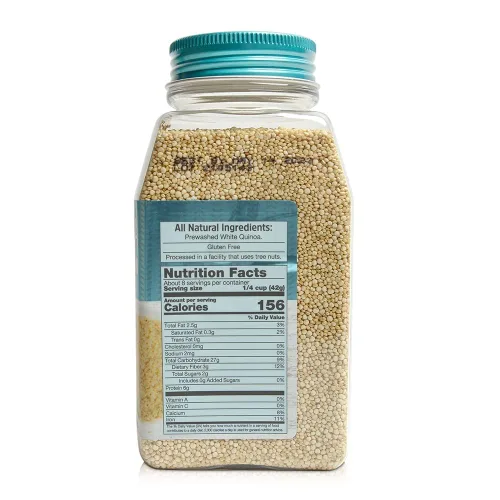 Vista 7 de Pereg Quinoa blanca de grano entero (12 onzas x 6 unidades) Ancient Superfood granos de quinua prelavados Sin OMG, vegano y sin gluten