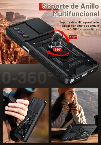 Vista 7 de LeYi Funda para Moto G Stylus 5G 2022: [No compatible con la versión 4G] Funda para Moto G Stylus 2022 con protector de pantalla de vidrio templado