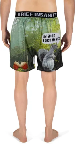 Vista 37 de BRIEF INSANITY Funny & Comfy Boxer Shorts and Pajama Pants for Men & Women Novelty Graphic Underwear & Loungewear