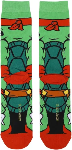 Vista 3 de Bioworld Teenage Mutant Ninja Turtles Animigos Mens Crew Socks