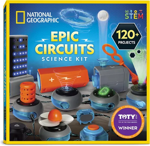 Vista 9 de National Geographic - Kit de circuito para niños con 60 proyectos