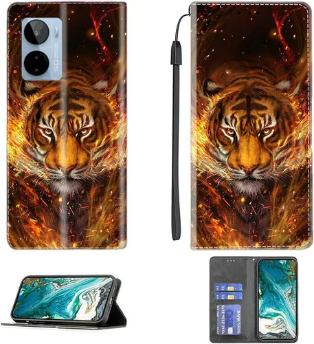 Vista 33 de Aroepurt Funda para UMIDIGI G1 Plus compatible con UMIDIGI G1 Plus Funda para teléfono Funda de piel sintética con función atril magnética CPT15
