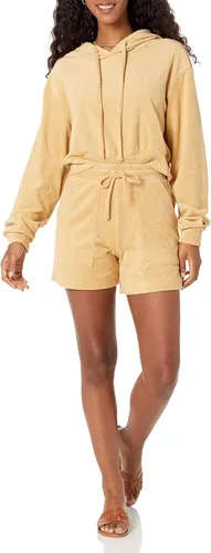 Vista 3 de The Drop Georgia Towel - Sudadera corta con capucha para mujer