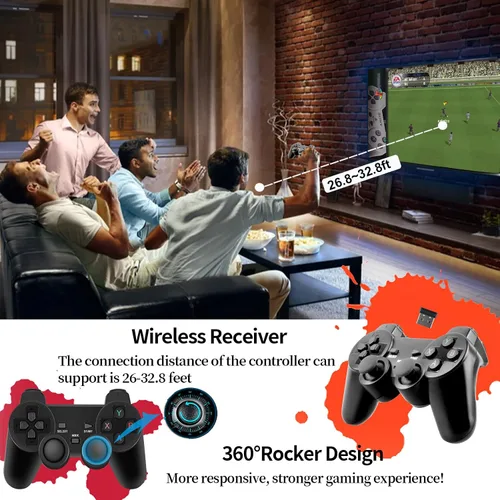 Vista 5 de JFamiglia 2TB External Hard Drive Game Consoles Built-in 52,247 Retro Games, Video Game Console Game Drive for Windows PCMac, HDD USB 3.0, Emulator