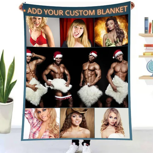 Vista 18 de Manta personalizada con foto y texto personalizado, manta para papá con imágenes de regalo para bebés, amigos, amantes y mascotas, manta