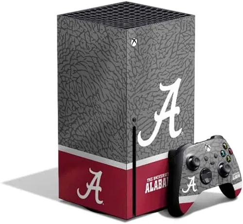 Vista 14 de Skinit Calcomanía para juegos compatible con el paquete Xbox Series X, diseño de mascota oficial de la Universidad de Alabama