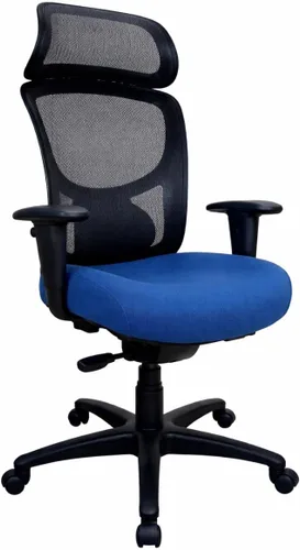 Vista 7 de Tempur-Pedic TP6450 Silla de escritorio de oficina de malla, silla ergonómica de respaldo alto para computadora con brazos ajustables, soporte