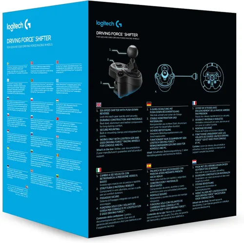Vista 6 de Logitech Driving Force Shifter - USB para PS4 y Xbox One 941-000130 para PS4 y Xbox One