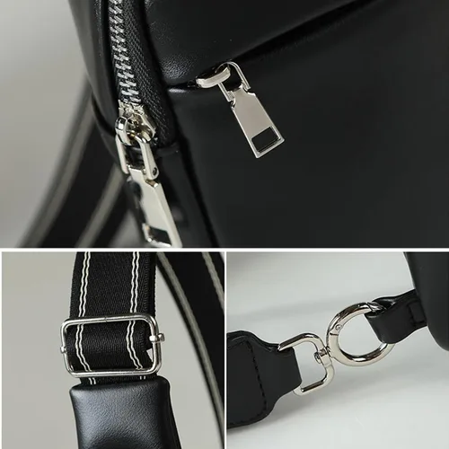 Vista 6 de Bolso bandolera pequeño, riñonera, cangurera, para teléfono celular, bolso de pecho, casual, mochila deportiva para mujeres y hombres