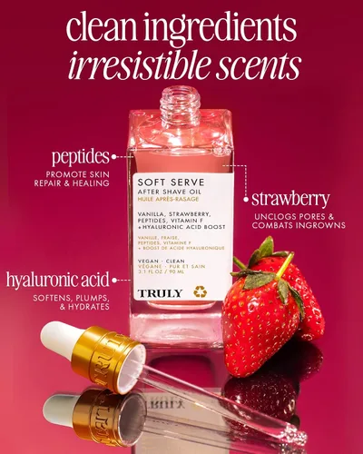 Vista 6 de Truly Beauty After Shave Oil Trio 3 aceites hidratantes y calmantes para aliviar quemaduras de afeitar, prevención de encarnaciones y piel suave