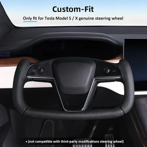 Vista 2 de Funda de volante para Tesla Yoke Model X Model S (2021-2026)