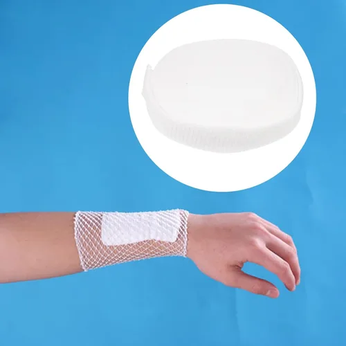 Vista 6 de Breathable Tubular Stockinette Bandage 10m Roll High Elastic Spandex Cotton Mesh Wound Retainer Suitable for Finger and Joint Support