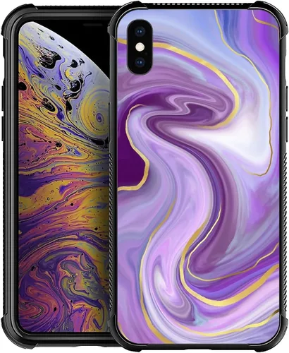 Vista 58 de Funda compatible con iPhone Xs, diseño de plexiglás X para niños y hombres, diseño de lobo malo, a prueba de golpes, antiarañazos, para iPhone X/Xs