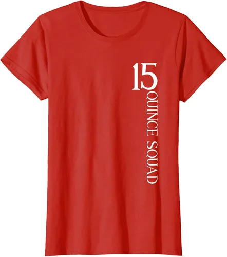 Vista 18 de Quince Squad Quinceanera 15th Birthday - Camiseta de quinceañera para niñas Asphalt Grey